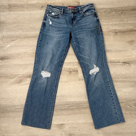 Lucky legend Denim - Lucky Women’s Vintage Medium rise distressed medium wash Jeans 29R Festival